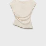 Mango blouse manta in White - B