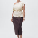 Mango blouse manta in White - D3