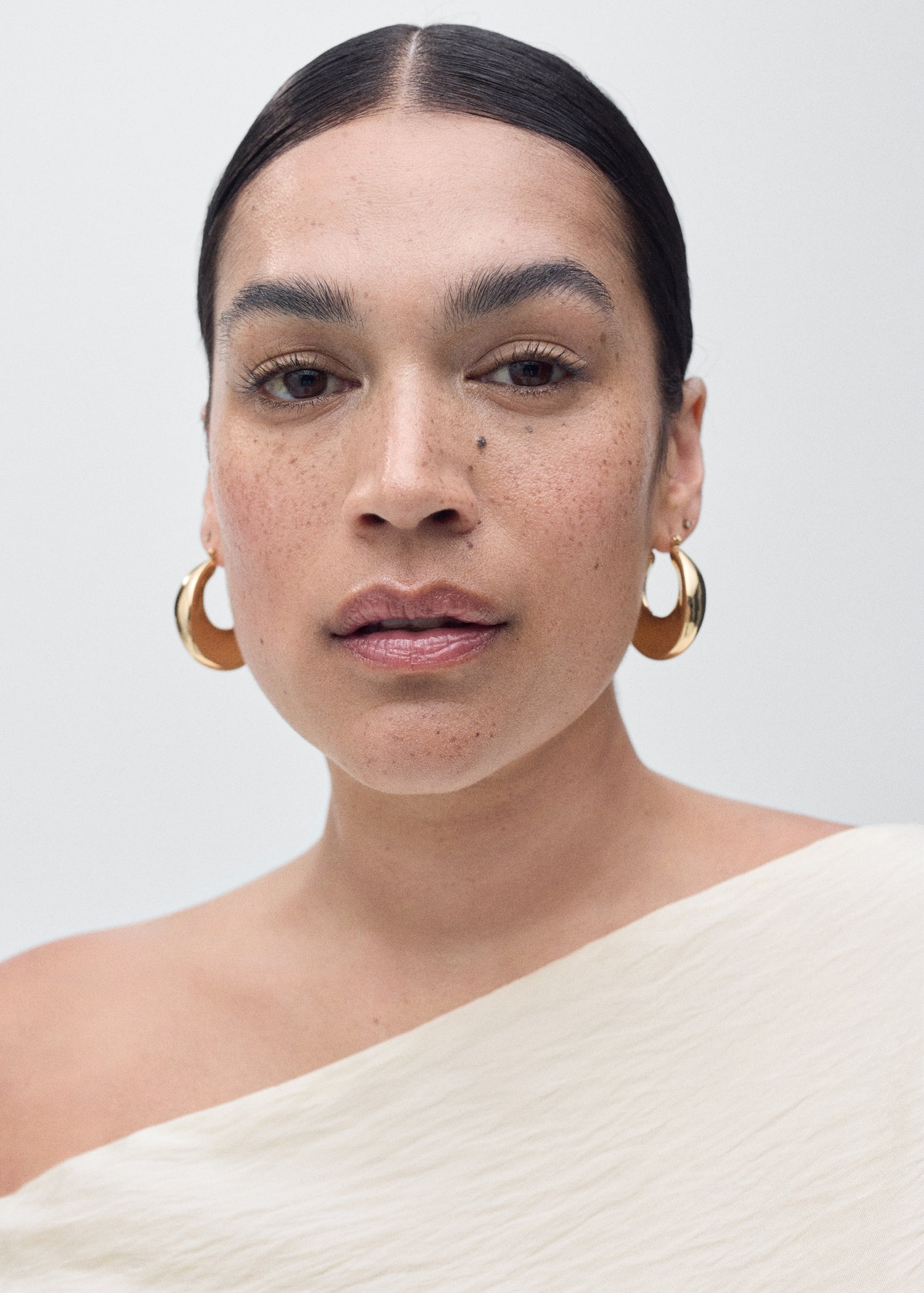 Mango blouse manta in White - D4