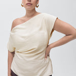Mango blouse manta in White - D5