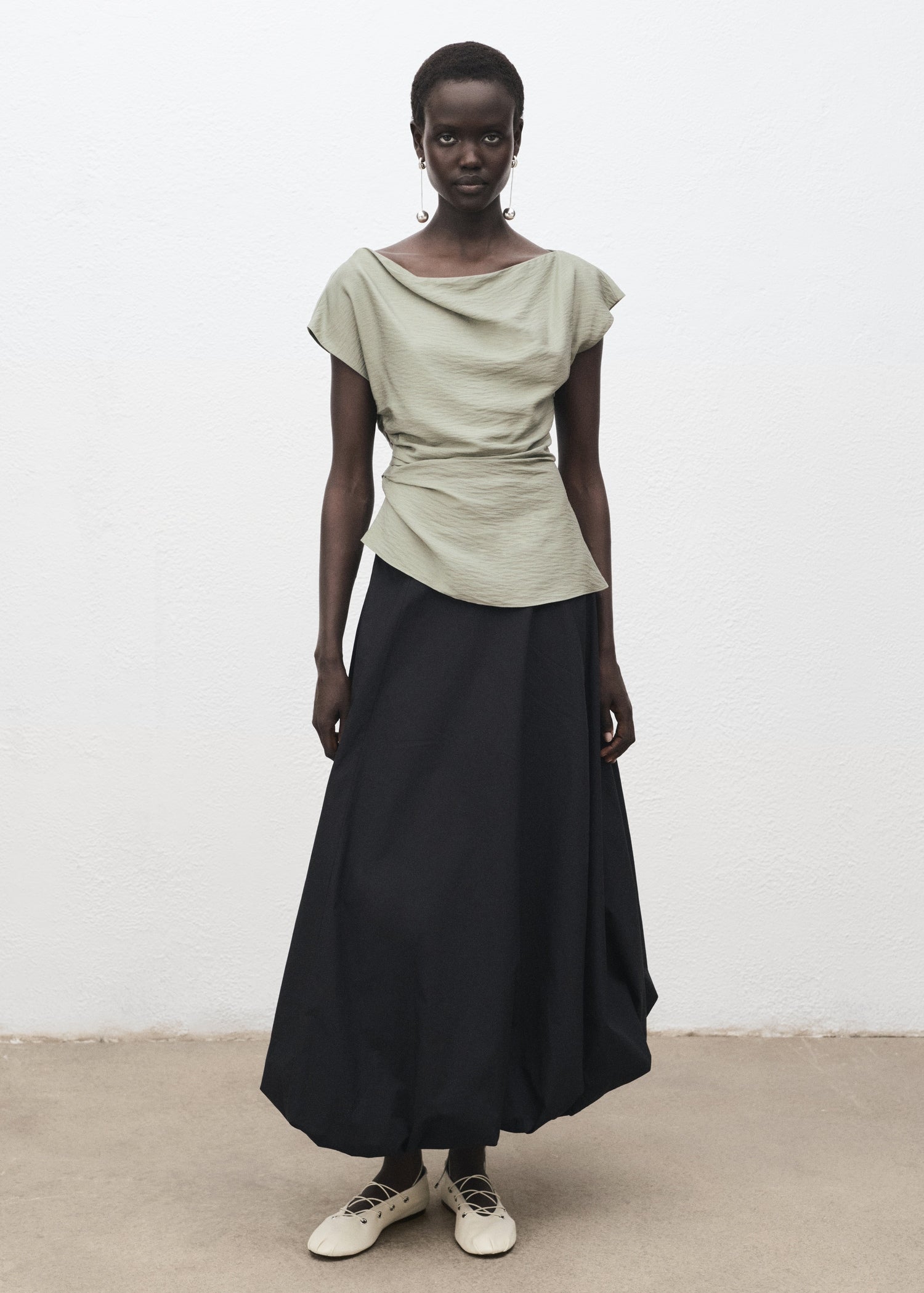 Mango blouse manta in Water - 99999999_01