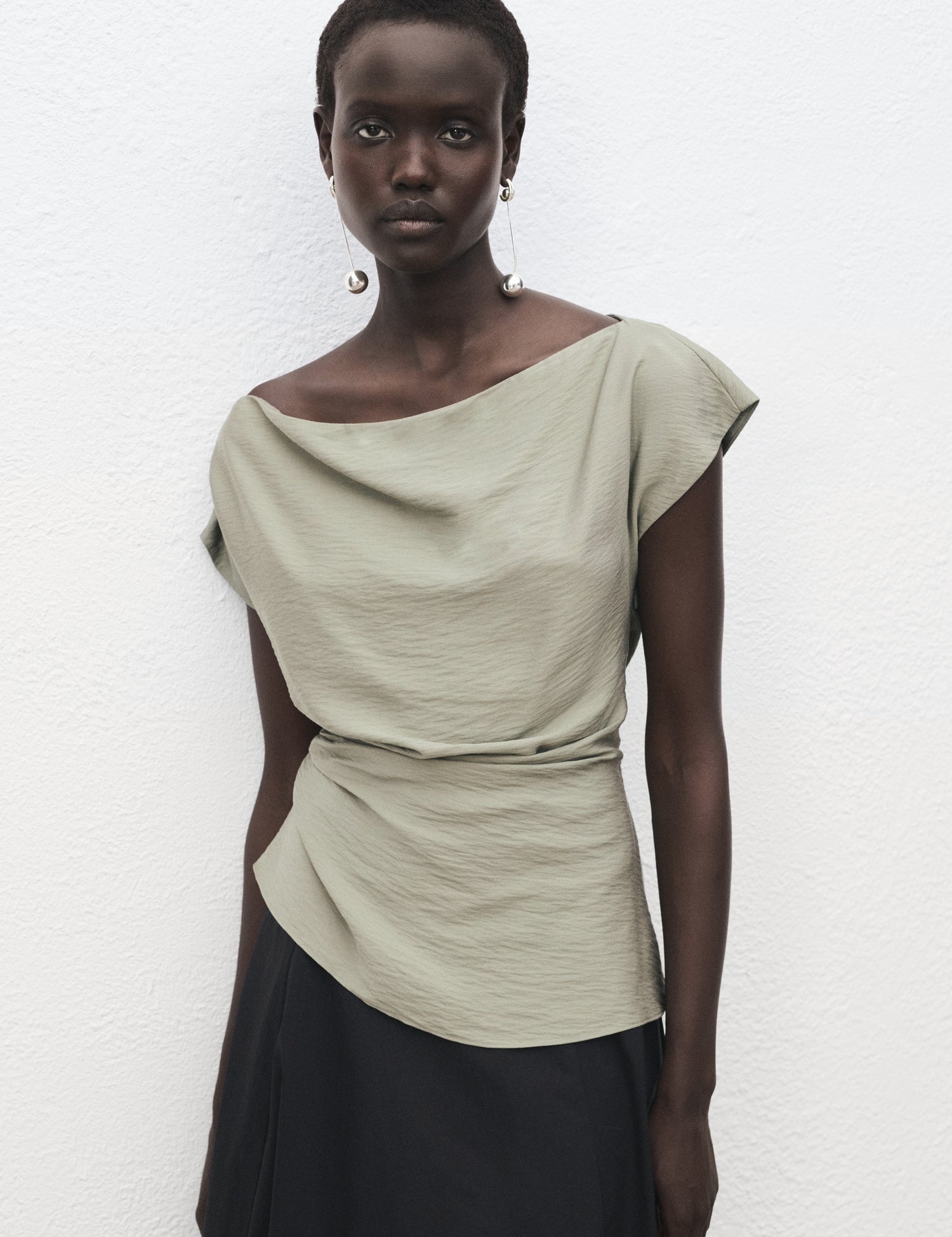 Mango blouse manta in Water