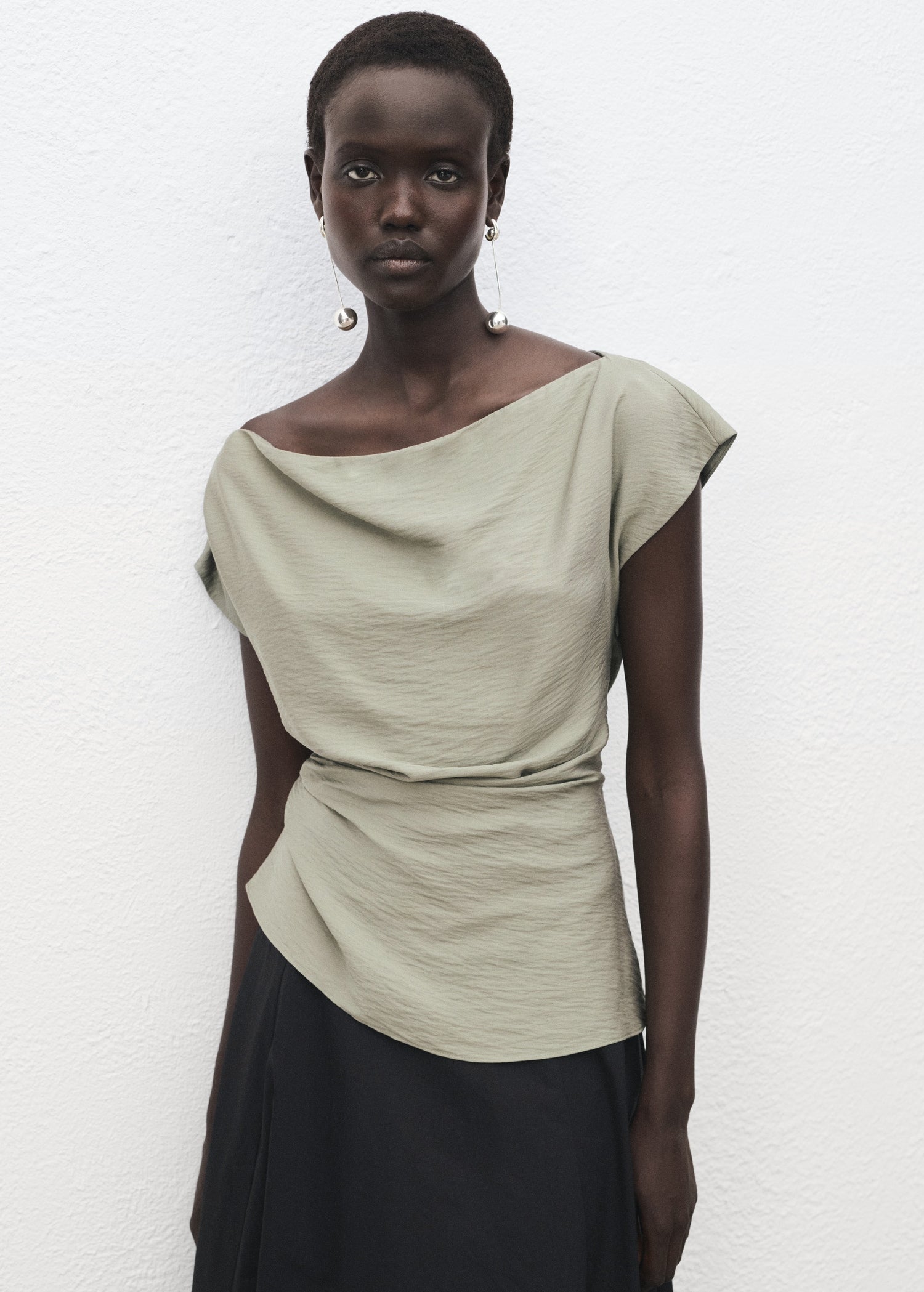 Mango blouse manta in Water