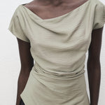 Mango blouse manta in Water - D6