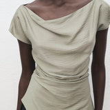 Mango blouse manta in Water - D6