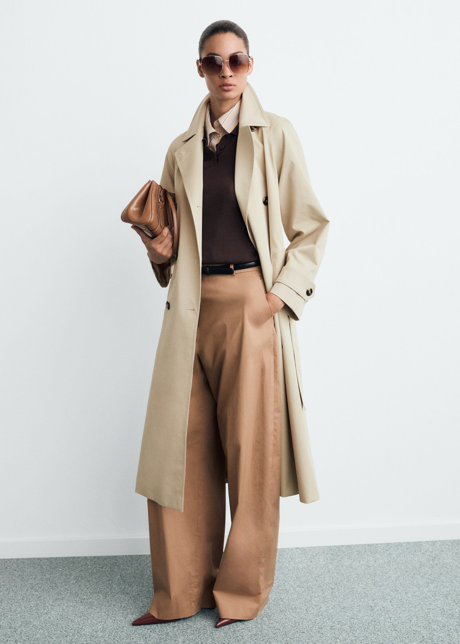 Mango trenchcoat angela in Beige - 99999999_01