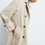 Mango trenchcoat angela in Beige - D6