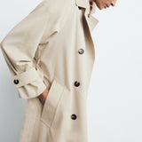 Mango trenchcoat angela in Beige - D6