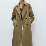 Mango trenchcoat angela in Khaki