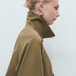 Mango trenchcoat angela in Khaki - D1