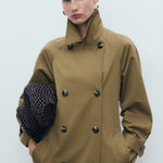 Mango trenchcoat angela in Khaki - D2