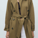 Mango trenchcoat angela in Khaki - D6
