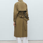 Mango trenchcoat angela in Khaki - R