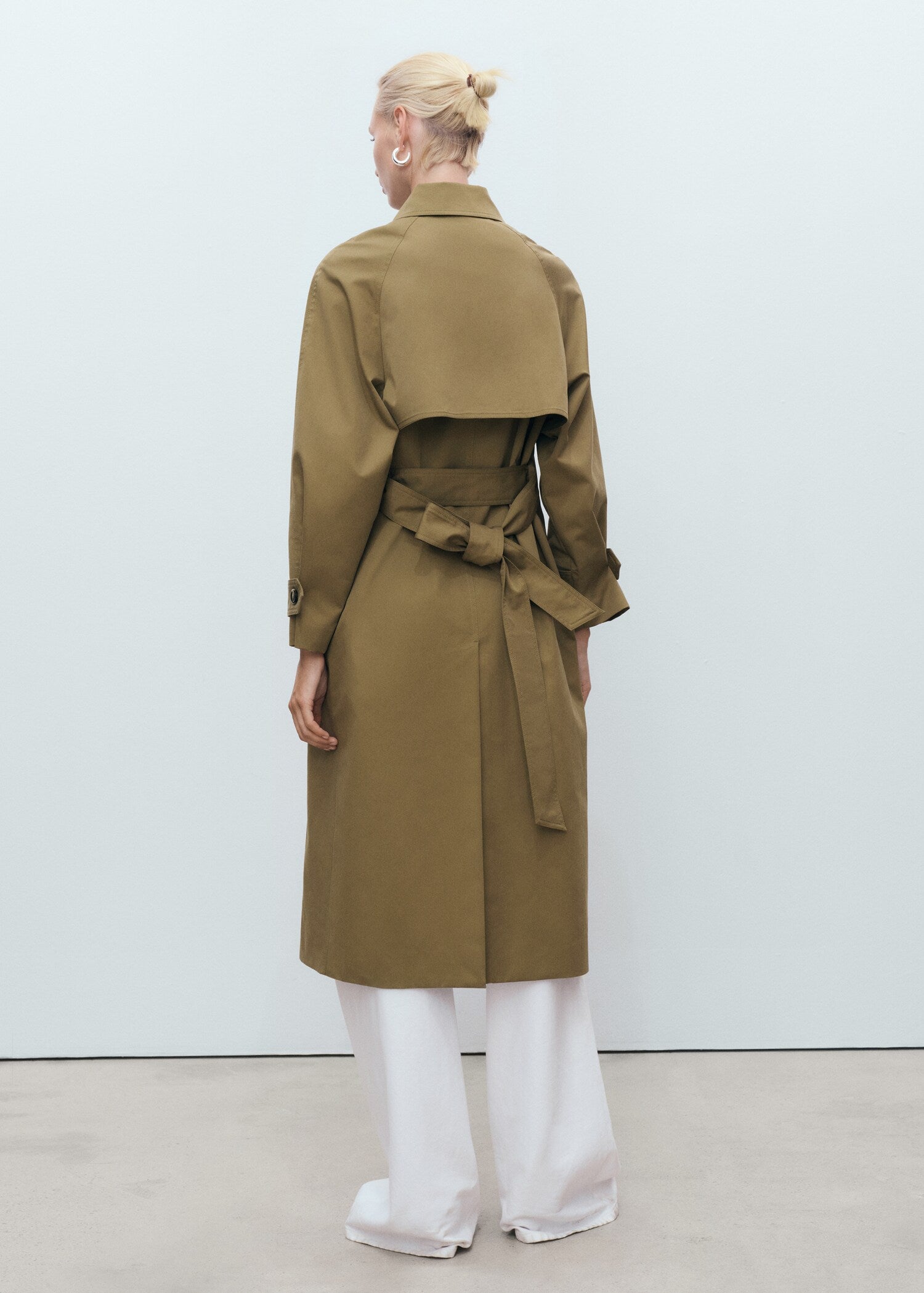 Mango trenchcoat angela in Khaki - R