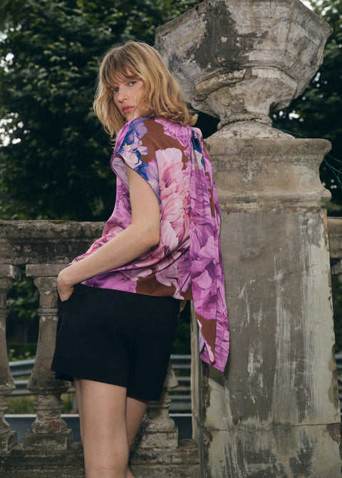 Mango blouse anita in violet