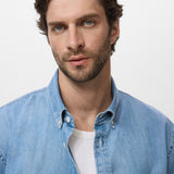 Mango shirt marzio in Light Denim - D1