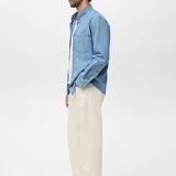 Mango shirt marzio in Light Denim - D2