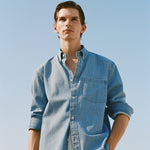 Mango shirt marzio in Light Denim - D5