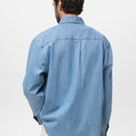 Mango shirt marzio in Light Denim - R