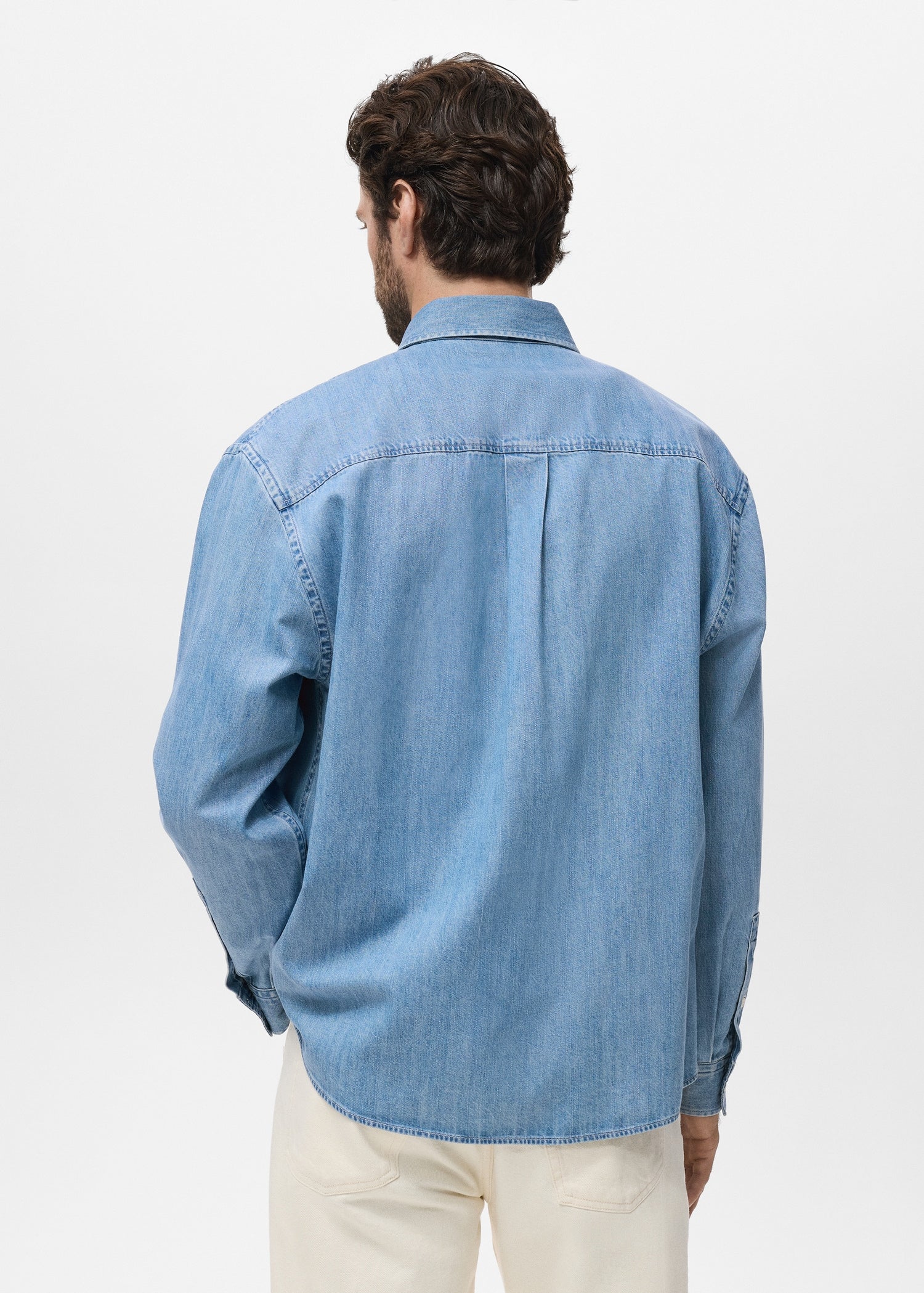 Mango shirt marzio in Light Denim - R