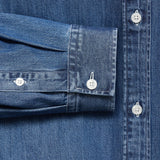 Mango shirt marzio in Medium Denim - D0