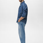 Mango shirt marzio in Medium Denim - D2