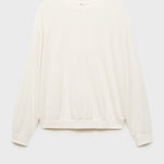 Mango sweatshirt rawsweat in Off White - B