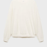 Mango sweatshirt rawsweat in Off White - B