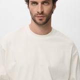 Mango sweatshirt rawsweat in Off White - D1