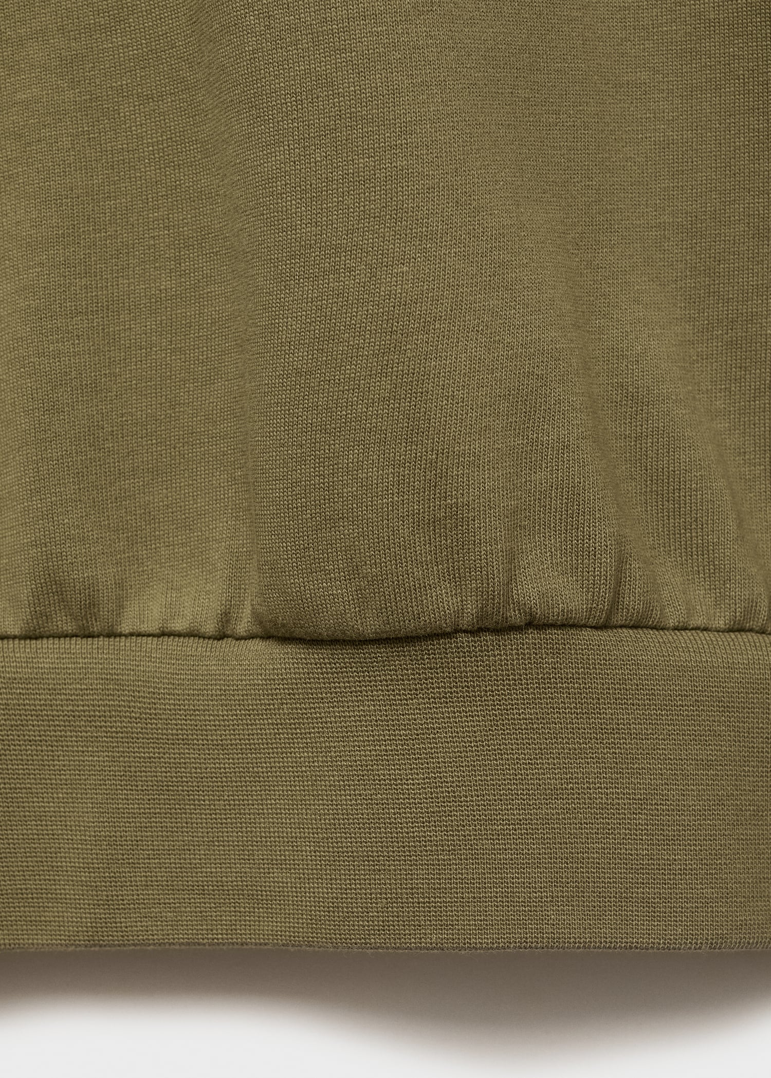 Mango sweatshirt rawsweat in Khaki - D8