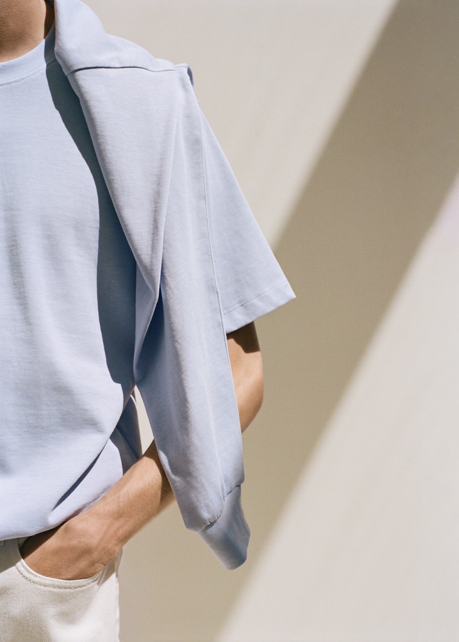 Mango sweatshirt rawsweat in Sky Blue - D3