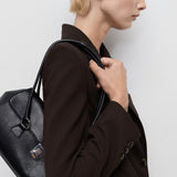 Mango blazer bergen in Chocolate - D1