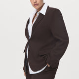 Mango blazer bergen in Chocolate - D5