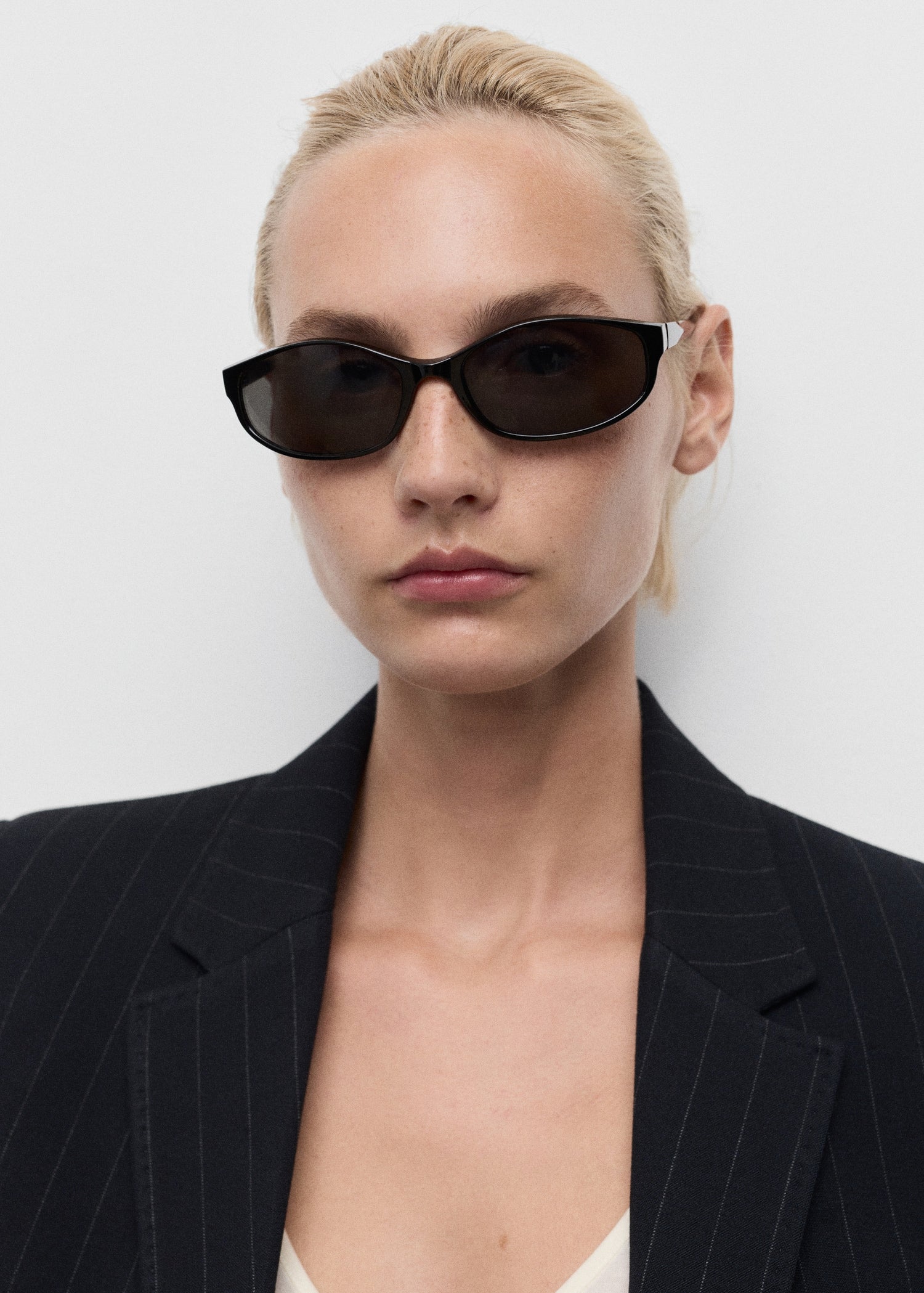 Mango blazer bergen in Navy - D1