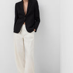 Mango blazer bergen in Navy - D2