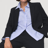 Mango blazer bergen in Navy - D5