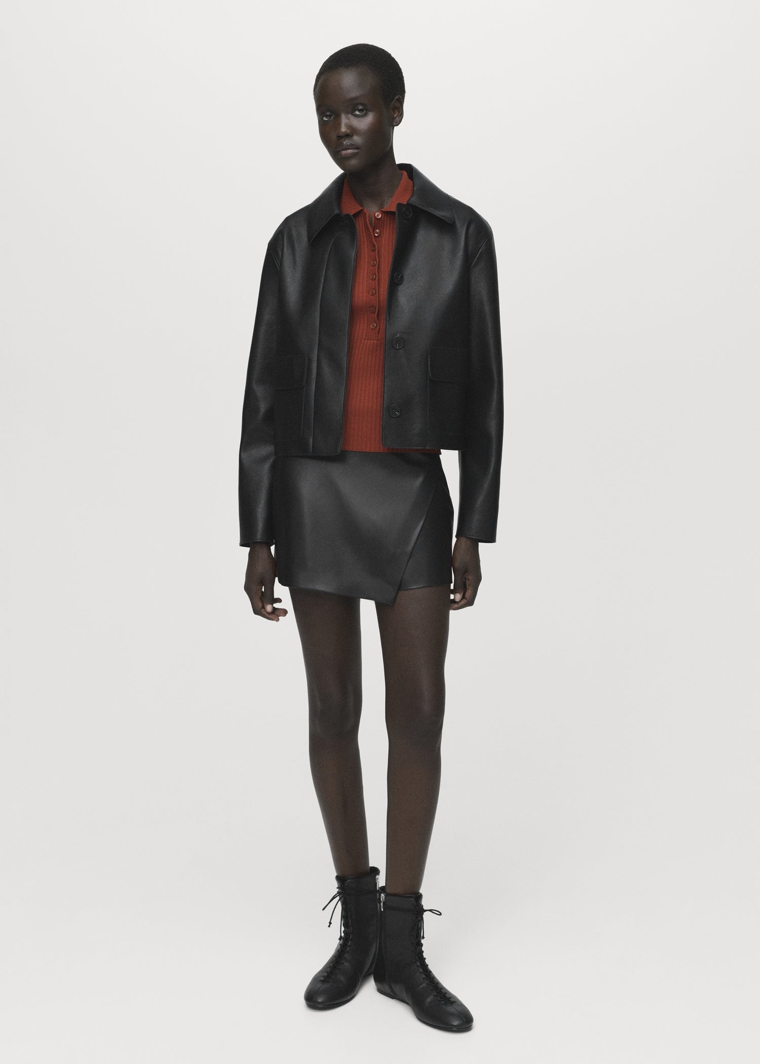 Mango skirt candy in Black - 99999999_01