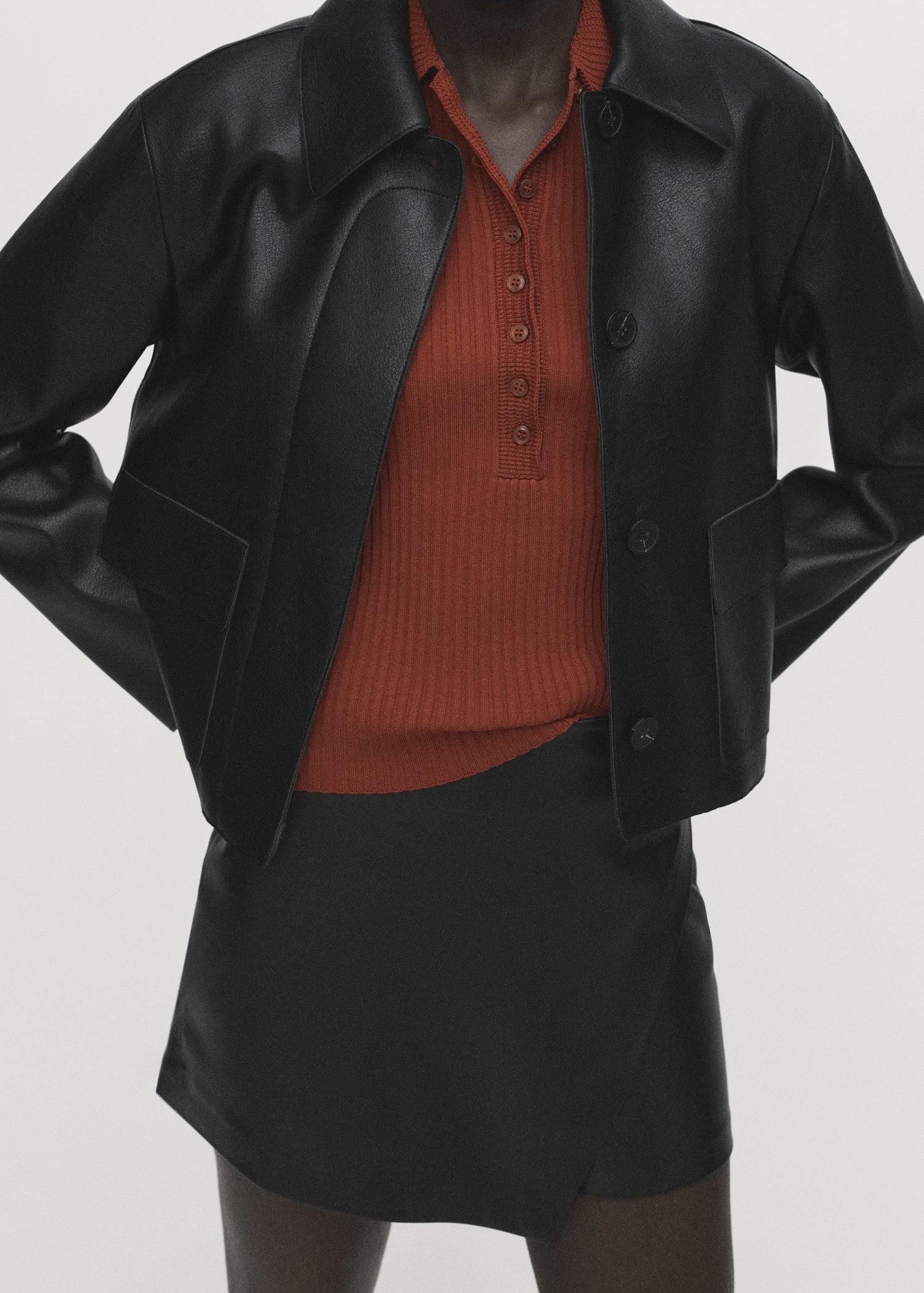 Mango skirt candy in Black - D6