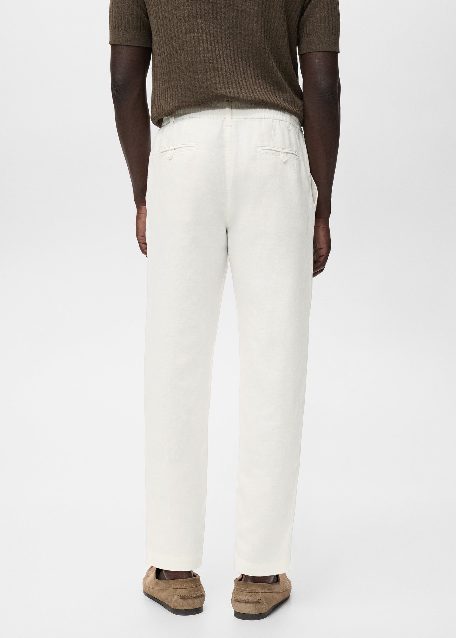 Mango trousers romelinh in White - R