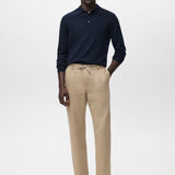 Mango trousers romelinh in Beige - 99999999_01