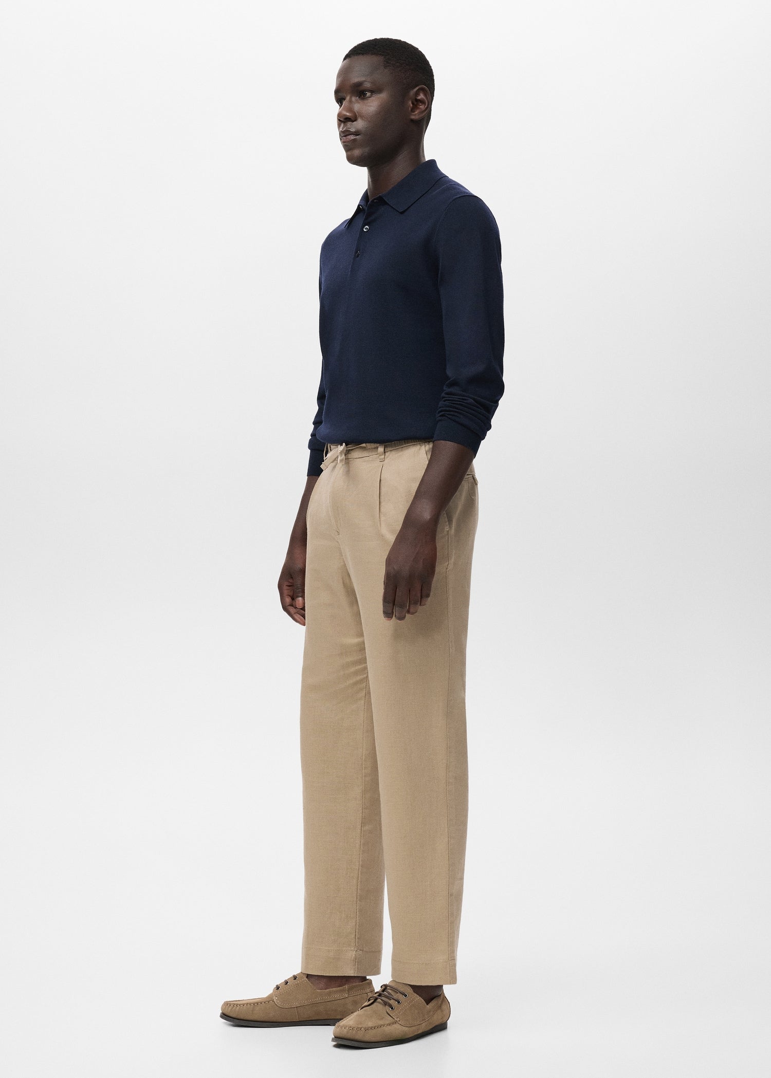 Mango trousers romelinh in Beige - D2