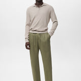 Mango trousers romelinh in Khaki - 99999999_01