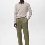 Mango trousers romelinh in Khaki - 99999999_01