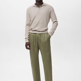 Mango trousers romelinh in Khaki - 99999999_01