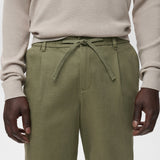 Mango trousers romelinh in Khaki - D1
