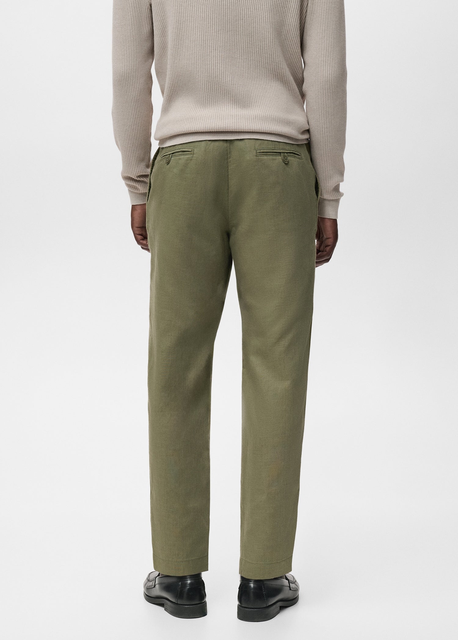 Mango trousers romelinh in Khaki - R