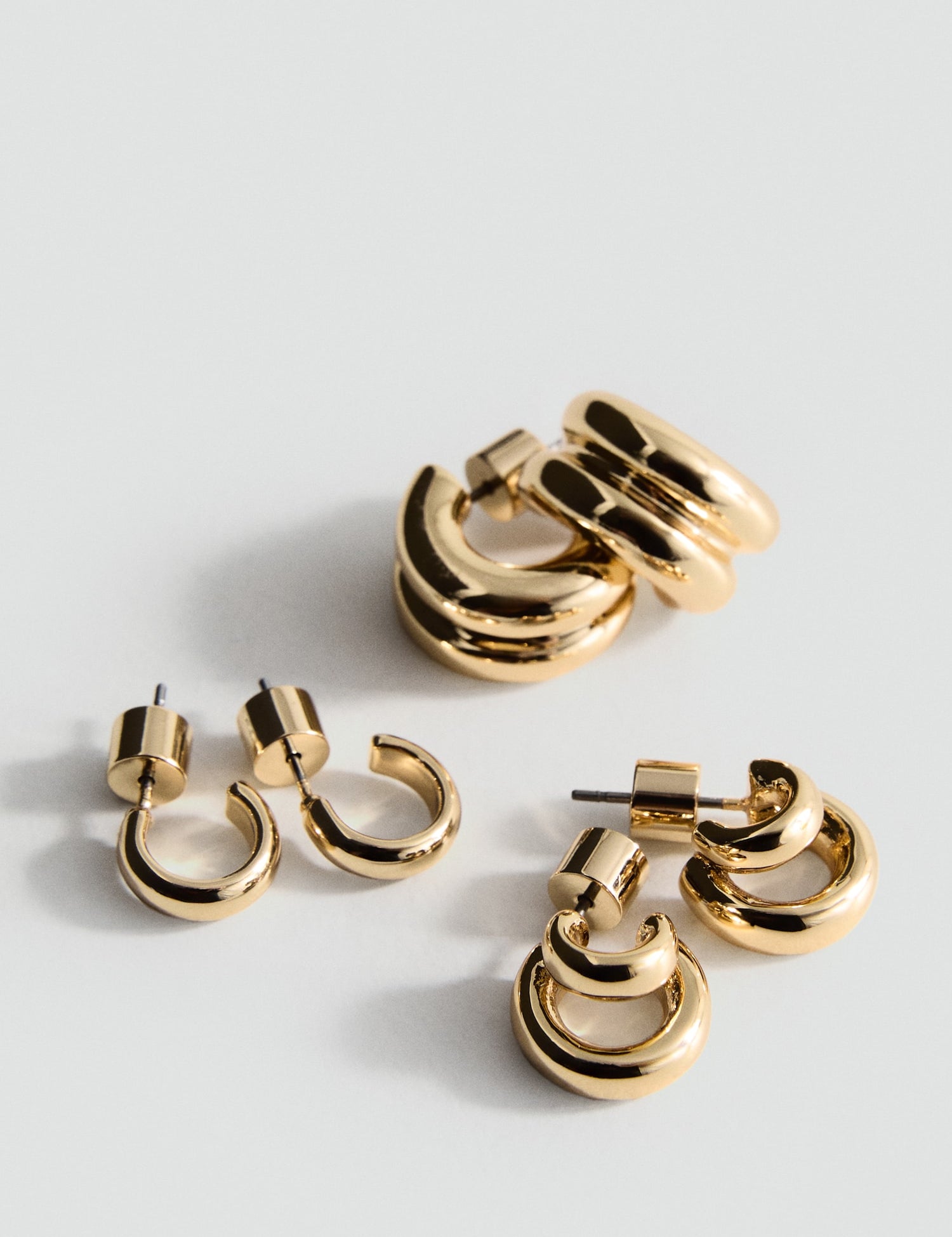 Mango earrings tana in Gold