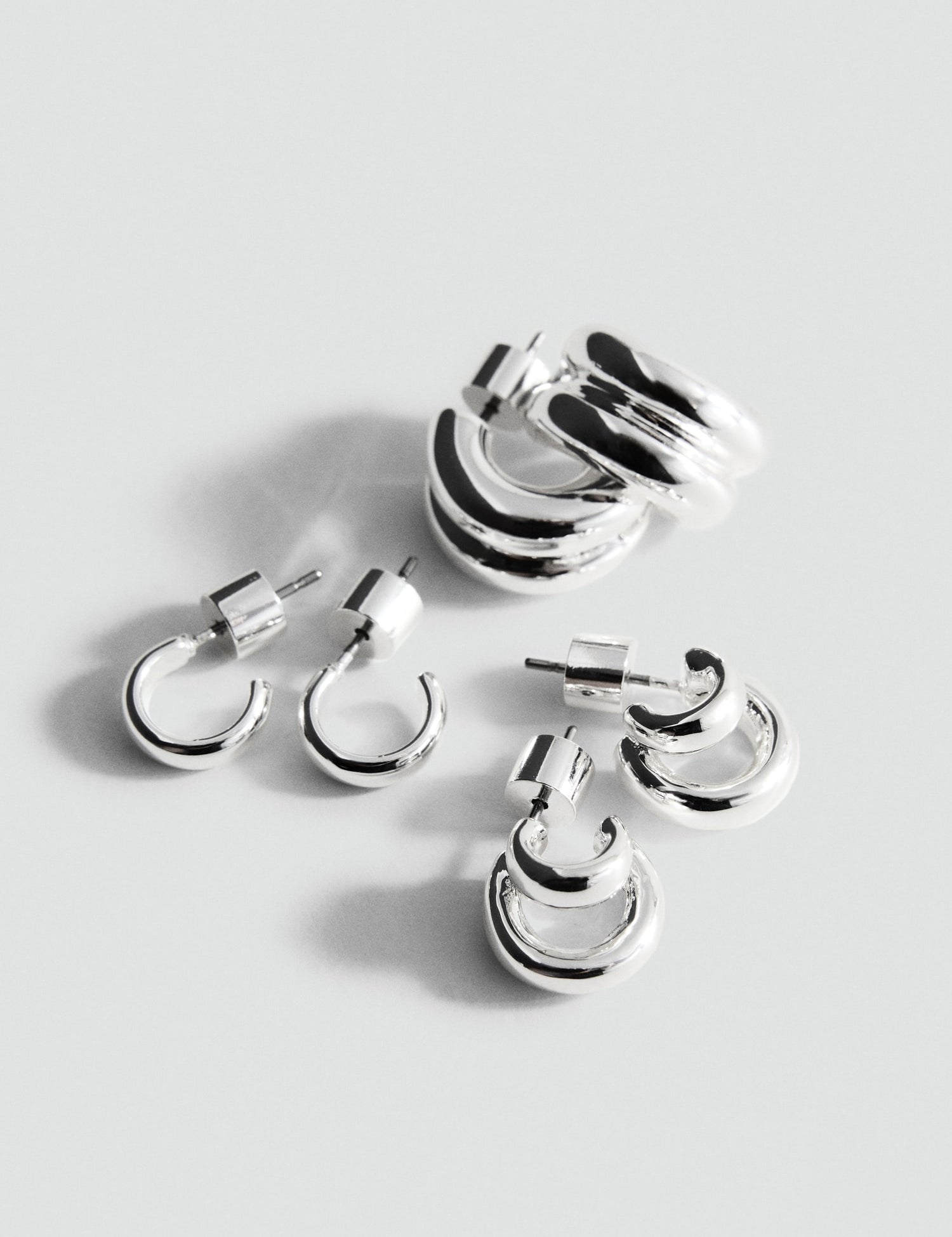 Mango earrings tana in Silver