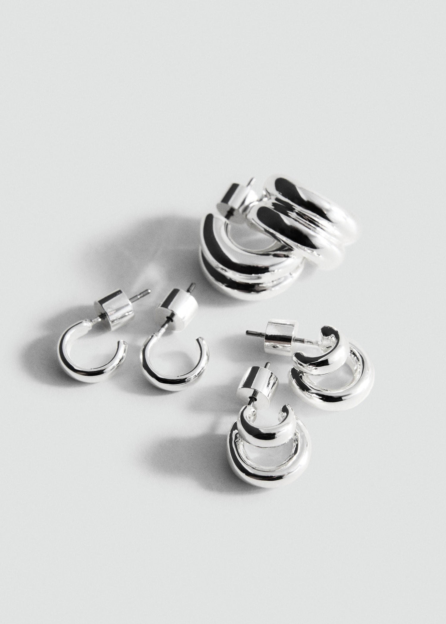Mango earrings tana in Silver