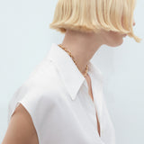 Mango shirt lim in Off White - D1